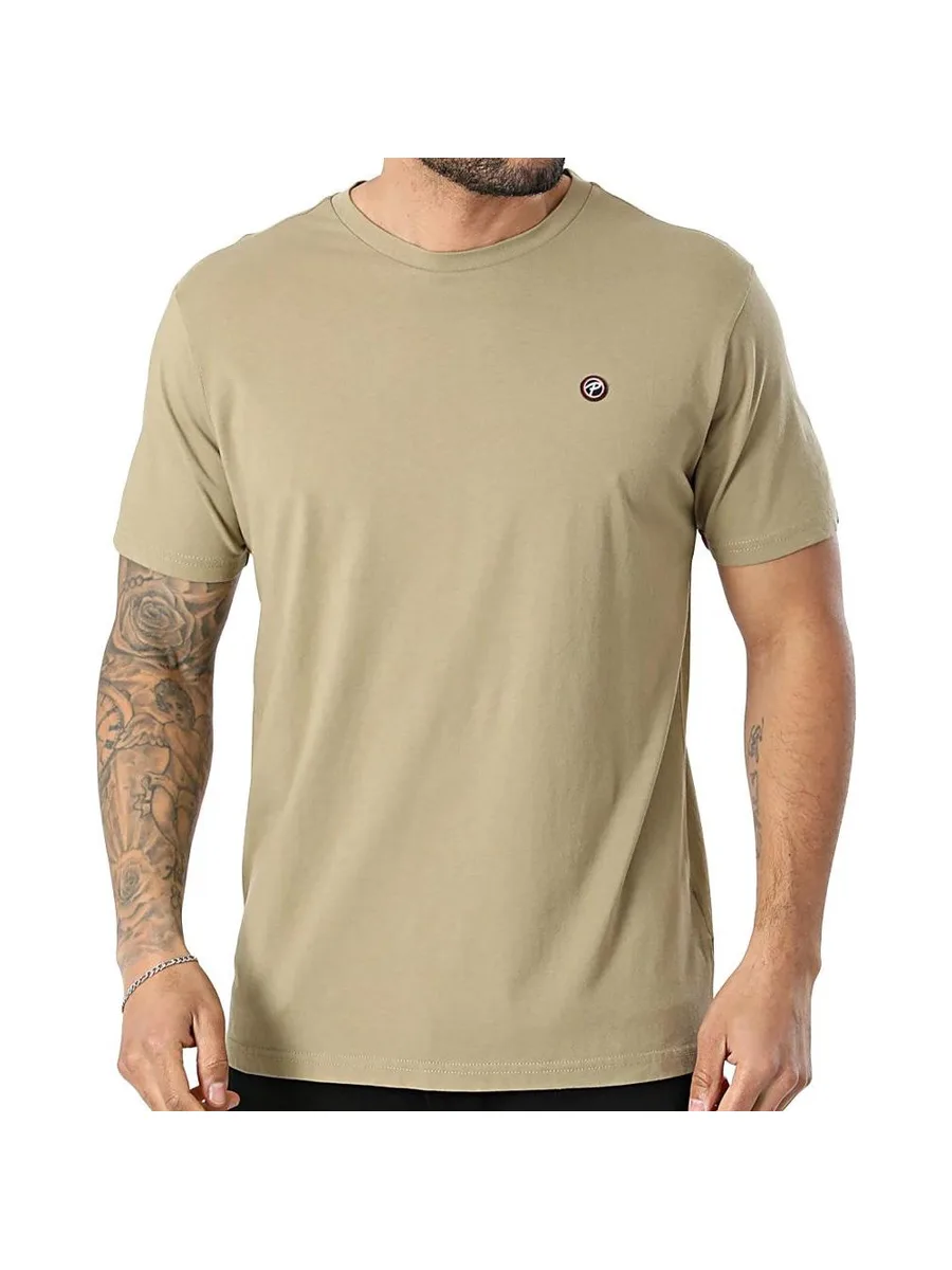T-Shirt Beige Homme Petrol Industries TSR002 2