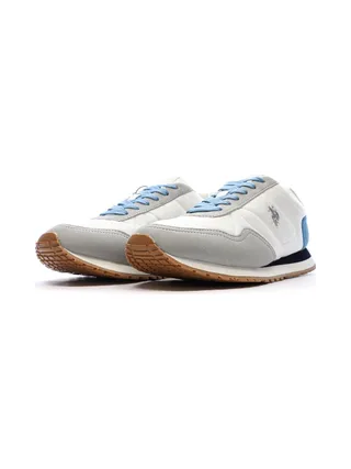 Baskets Blanches/Bleu/Gris Femme US Polo ASSN FS1 6