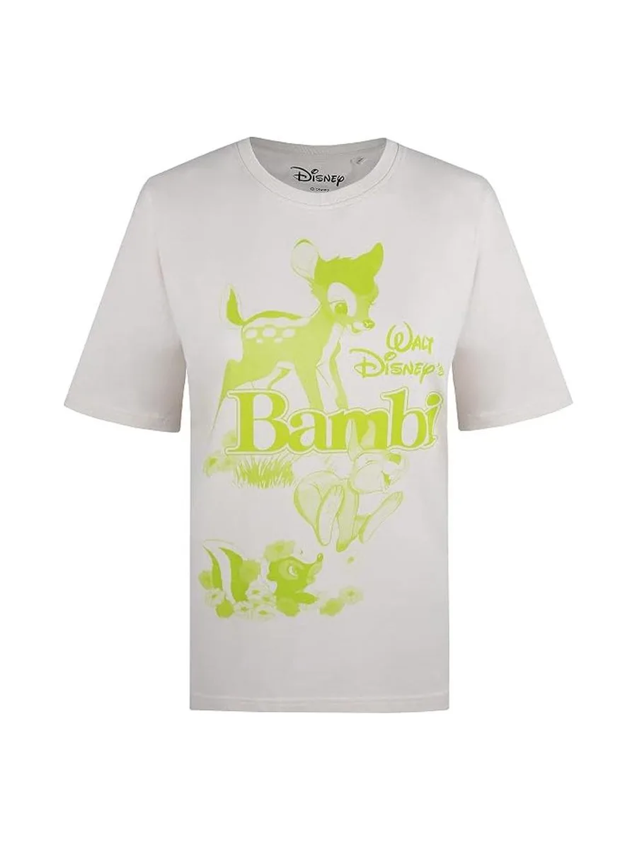 T-Shirt Beige Femme Disney Bambi Pale 3