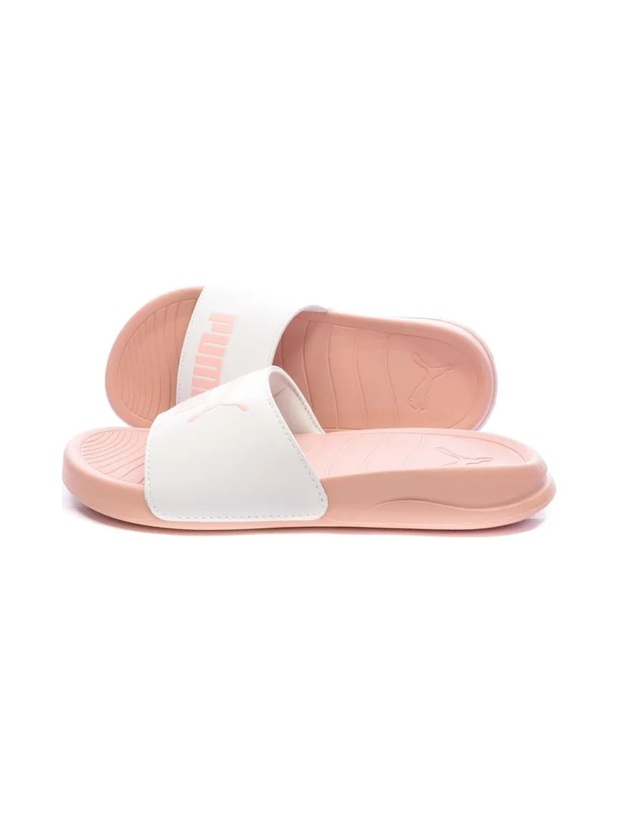 Claquettes Rose Foncé/Blanc Femme Puma Popcat 20 2