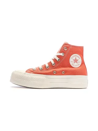 Baskets Oranges Femme Converse Chuck Taylor All Star Lift 1