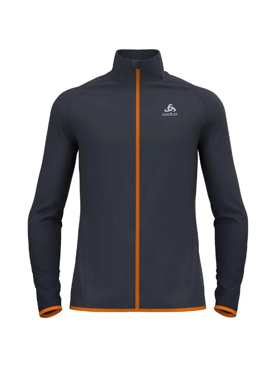 Veste de Running Gris/Orange Homme Odlo Zeroweight 2