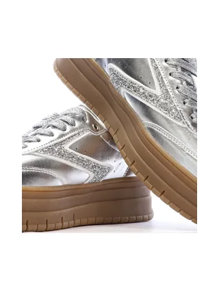 Baskets Argent /Vert Femme Teddy Smith Sneakers 120305 7