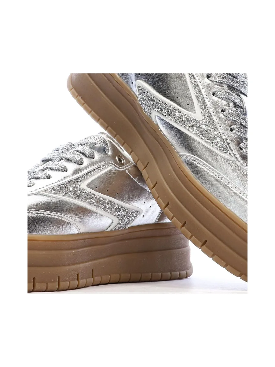 Baskets Argent /Vert Femme Teddy Smith Sneakers 120305 8
