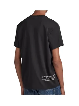 T-shirt Noir Homme G-Star Raw D23897 2