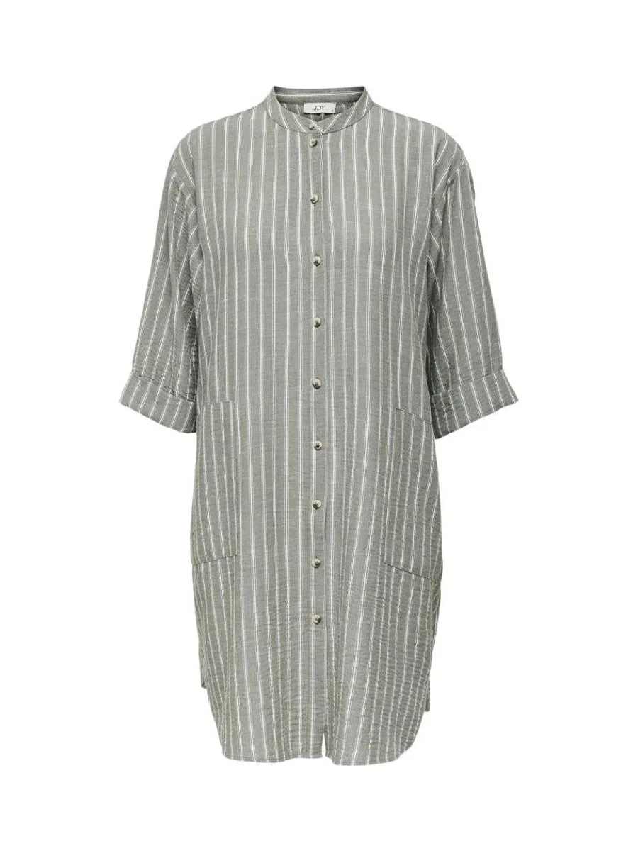 Robe Rayure Vert/Blanc Femme JDY Emilia 2