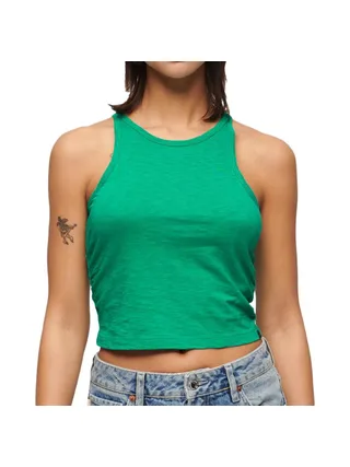 Débardeur Vert Femme Superdry Superdry Ruched 1