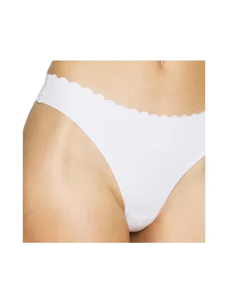 x2 Strings Blanche/Noires Femme Dim DIM0A6M 2