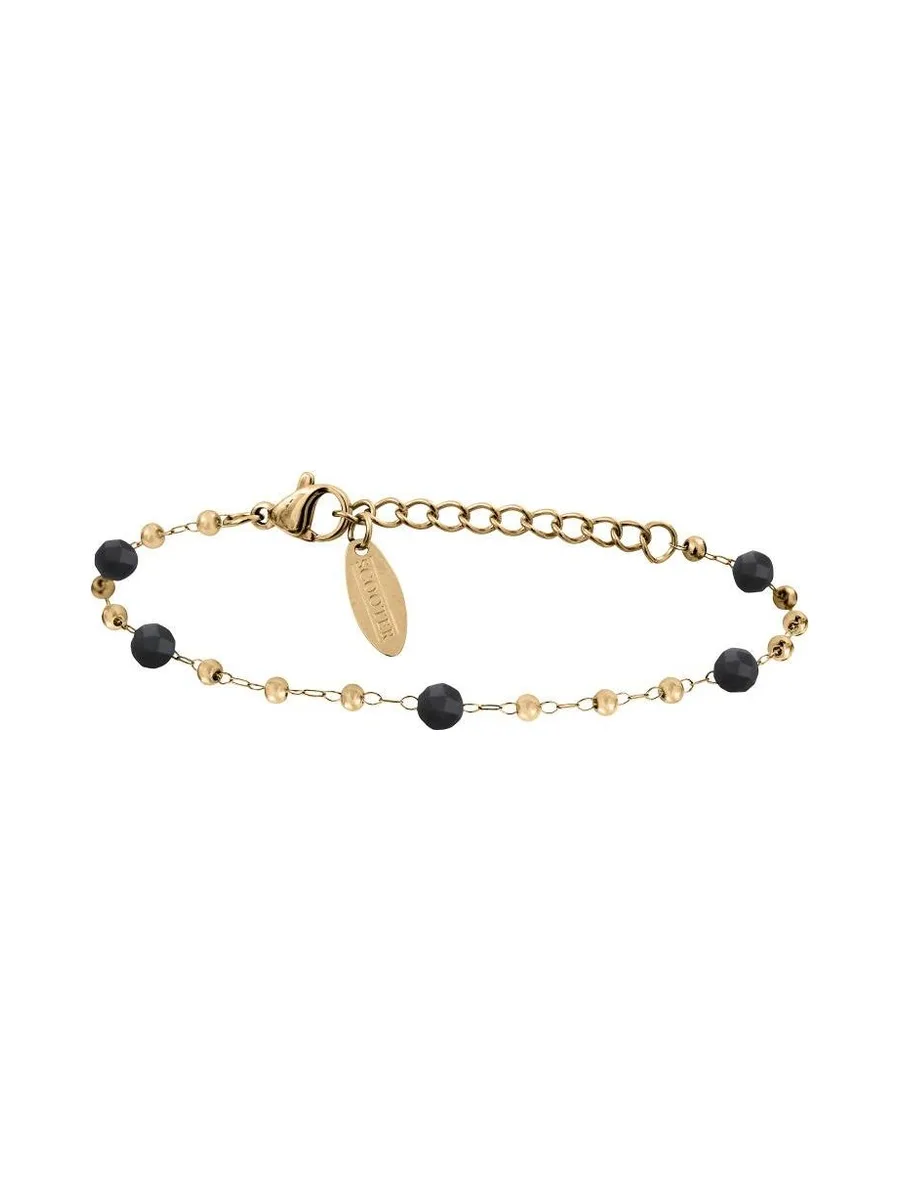 Bracelet Doré/Noir Clio Blue BR0047 1