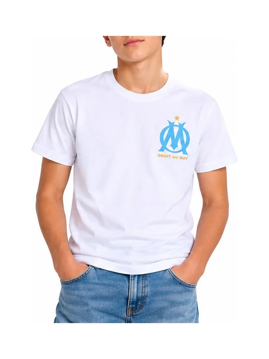T-shirt Blanc Garçon Olympique de Marseille 2