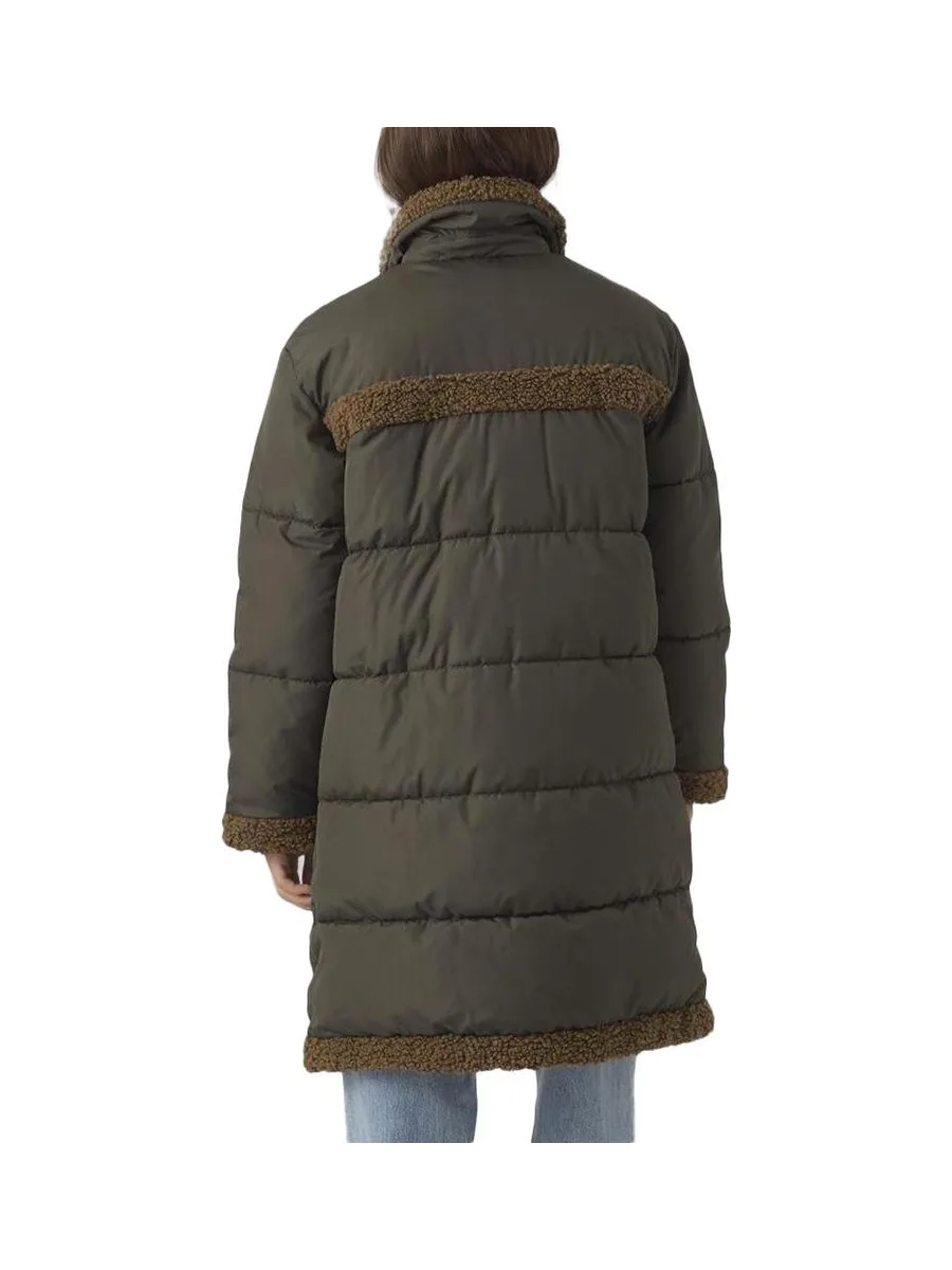 Doudoune Marron Femme Vero Moda Teddy Coat Boos 3