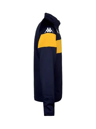 Sweat Noir/Jaune Homme Kappa Dovares 2