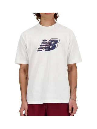 T-shirt Blanc Homme New Balance MT41526WT 1