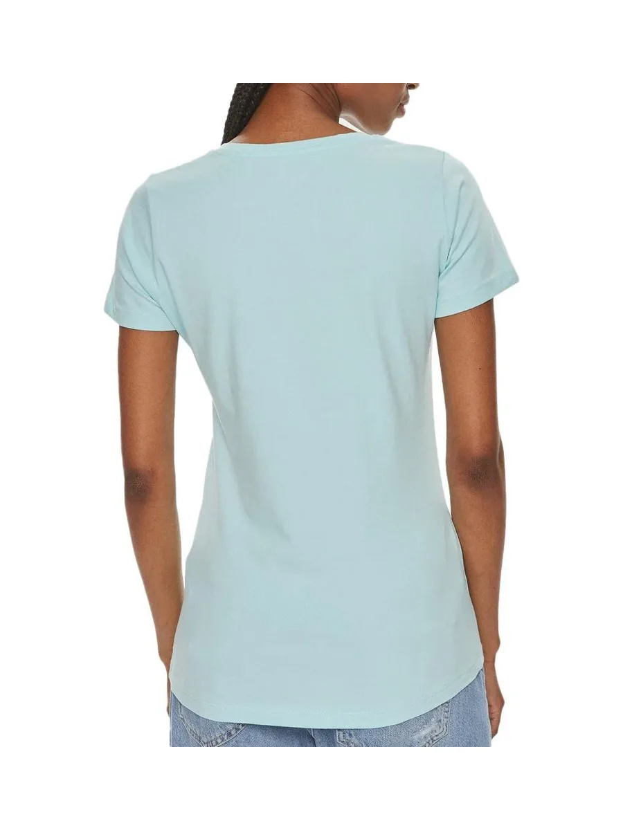 T-shirt Bleu Ciel Femme Pepe jeans New Virginia 3