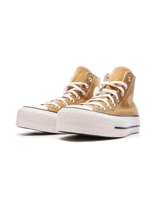 Baskets Jaune Converse Femme Chuck Taylor All Star Lift 6