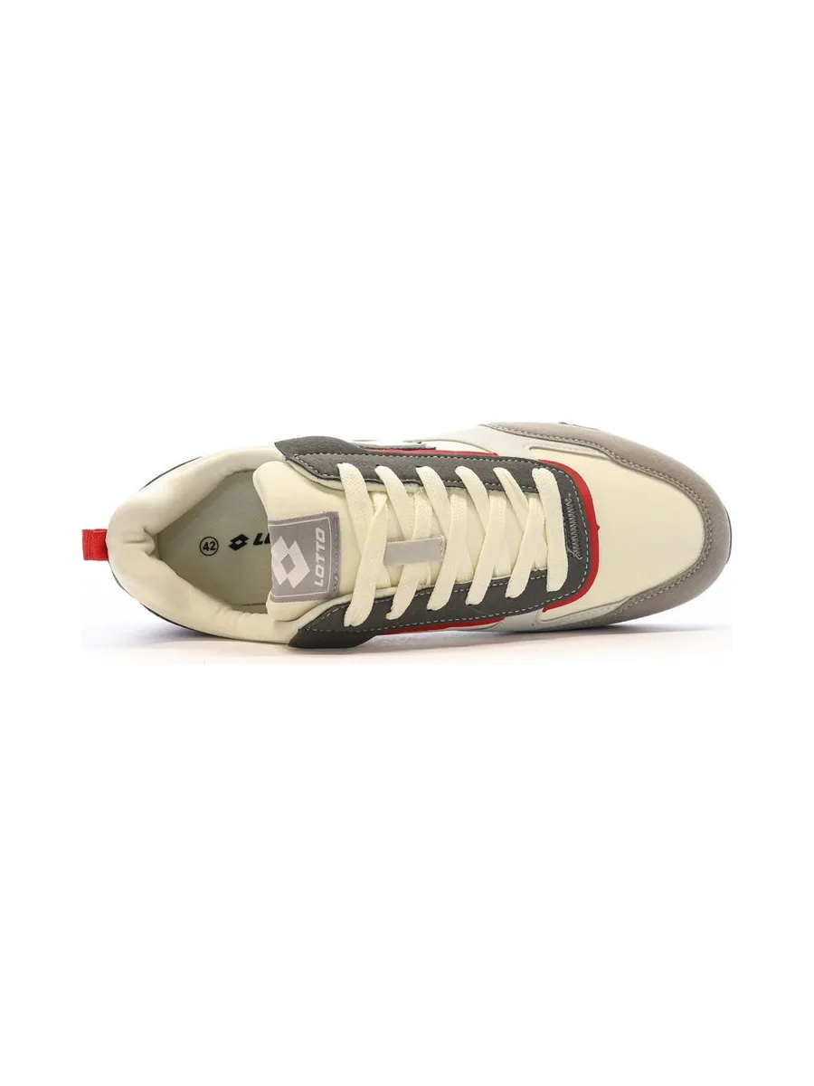 Baskets Beige/Gris Homme Lotto Twenty 5 5