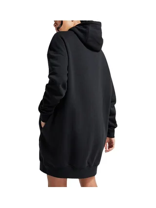 Sweat Robe Noir Femme Converse Longline 2