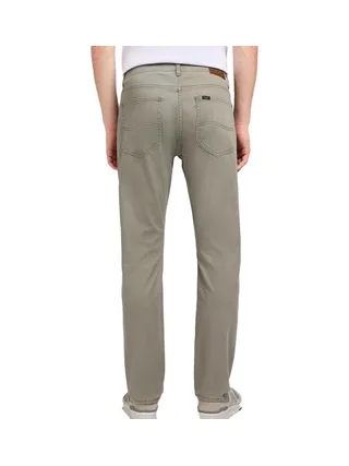 Jean Regular Kaki Homme Lee Straight Grove 2