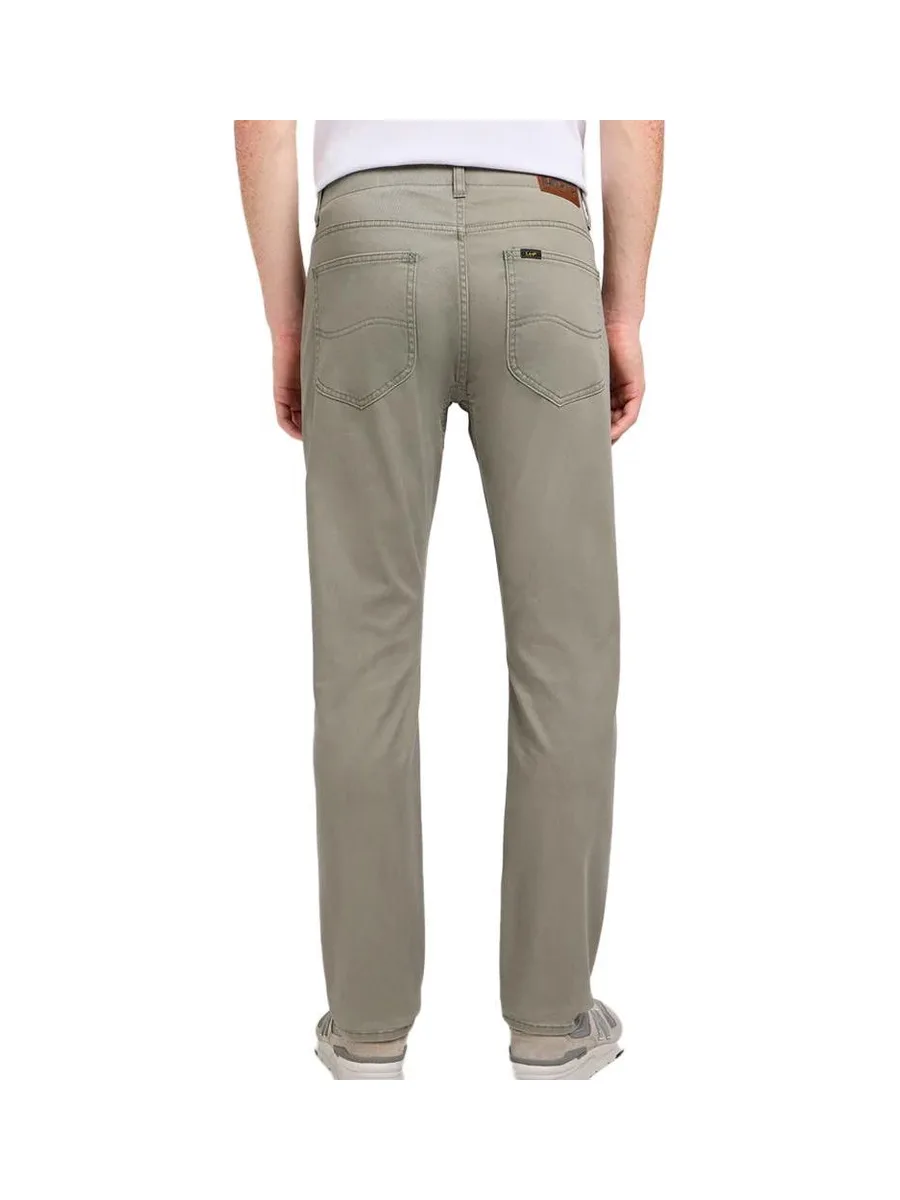 Jean Regular Kaki Homme Lee Straight Grove 3