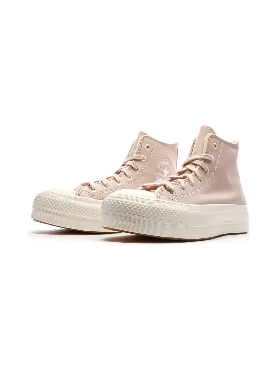 Baskets Roses Femme Converse Chuck Taylor All Star Lift 7