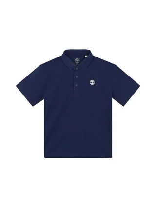 Polo Marine/Blanc Garçon Timberland T604371 1