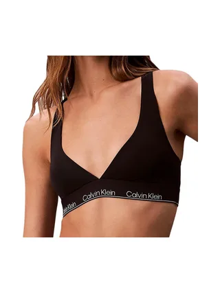 Haut de Maillot de Bain Noir Femme Calvin Klein Jeans Racerback 1