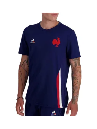 XV de France T-shirt de Présentation Marine Homme Le Coq Sportif 1