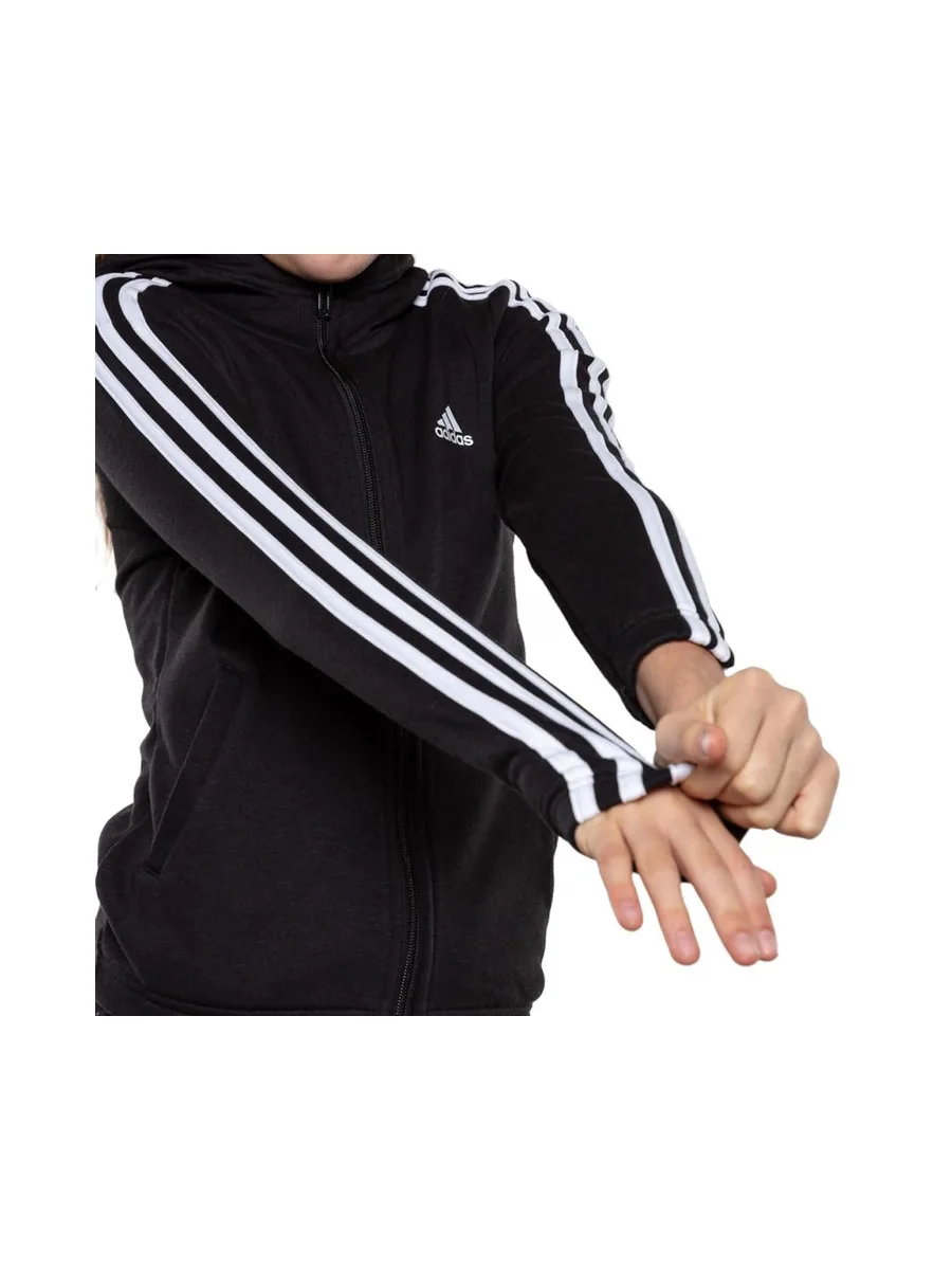 Sweat Zippé Noir Garçon Adidas GQ8356 3