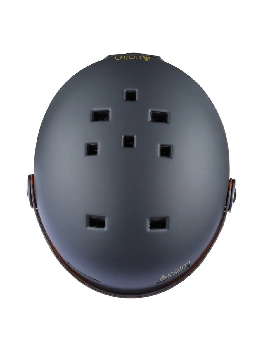 Casque de Ski Noir Mat Mixte Cairn Reflex Visor 4