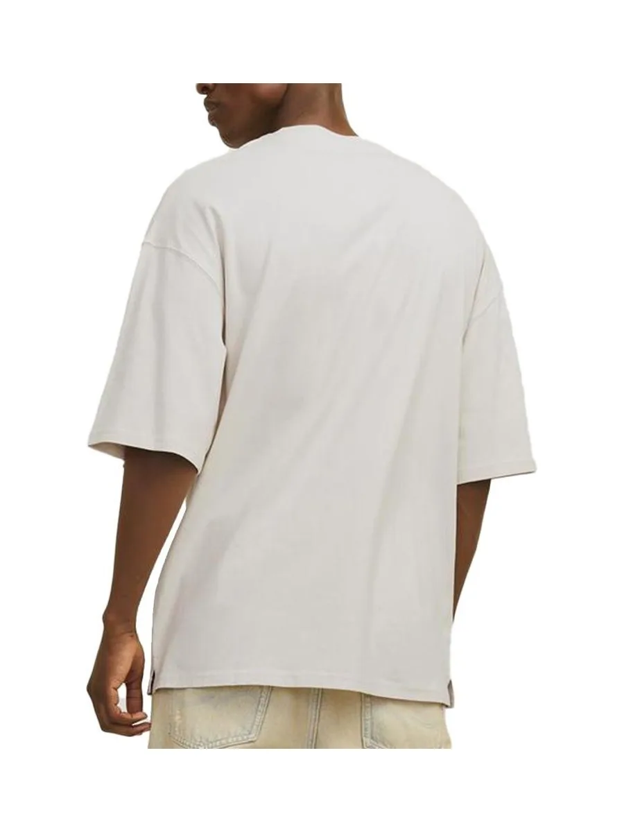 T-shirt Uni Beige Homme Jack & Jones Charge 3