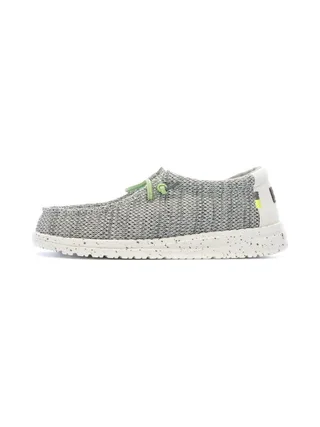 Chaussures Grises/Noires Garçon Hey Dude Wally Youth 1