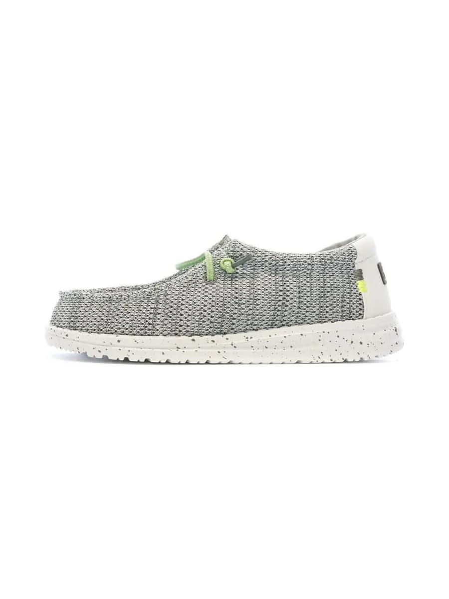 Chaussures Grises/Noires Garçon Hey Dude Wally Youth 2