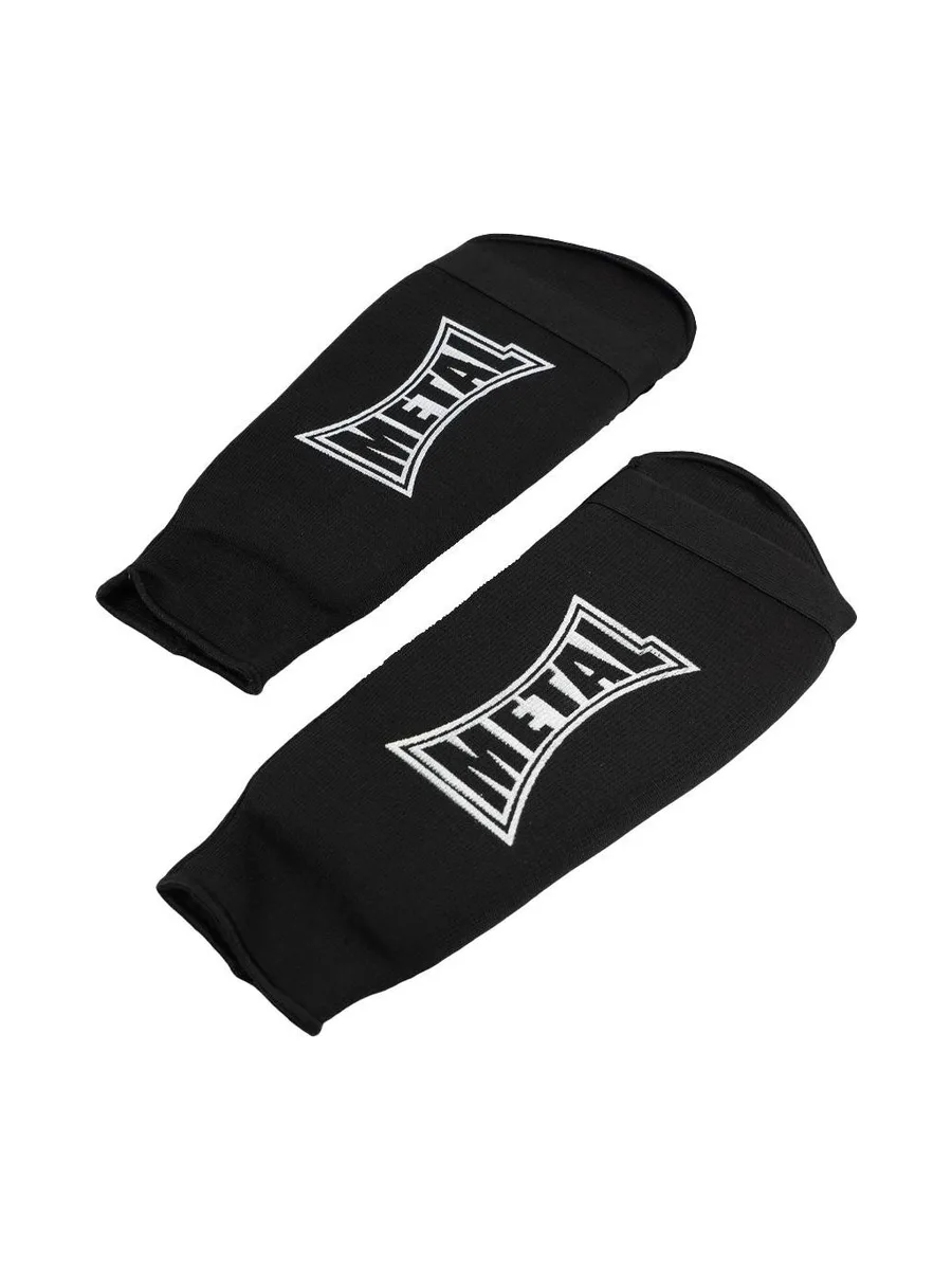 PROTEGE TIBIA Noir Homme Metal Boxe Elast 2