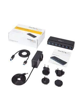 7 Port SuperSpeed USB 3.0 Hub w/Adapter 7
