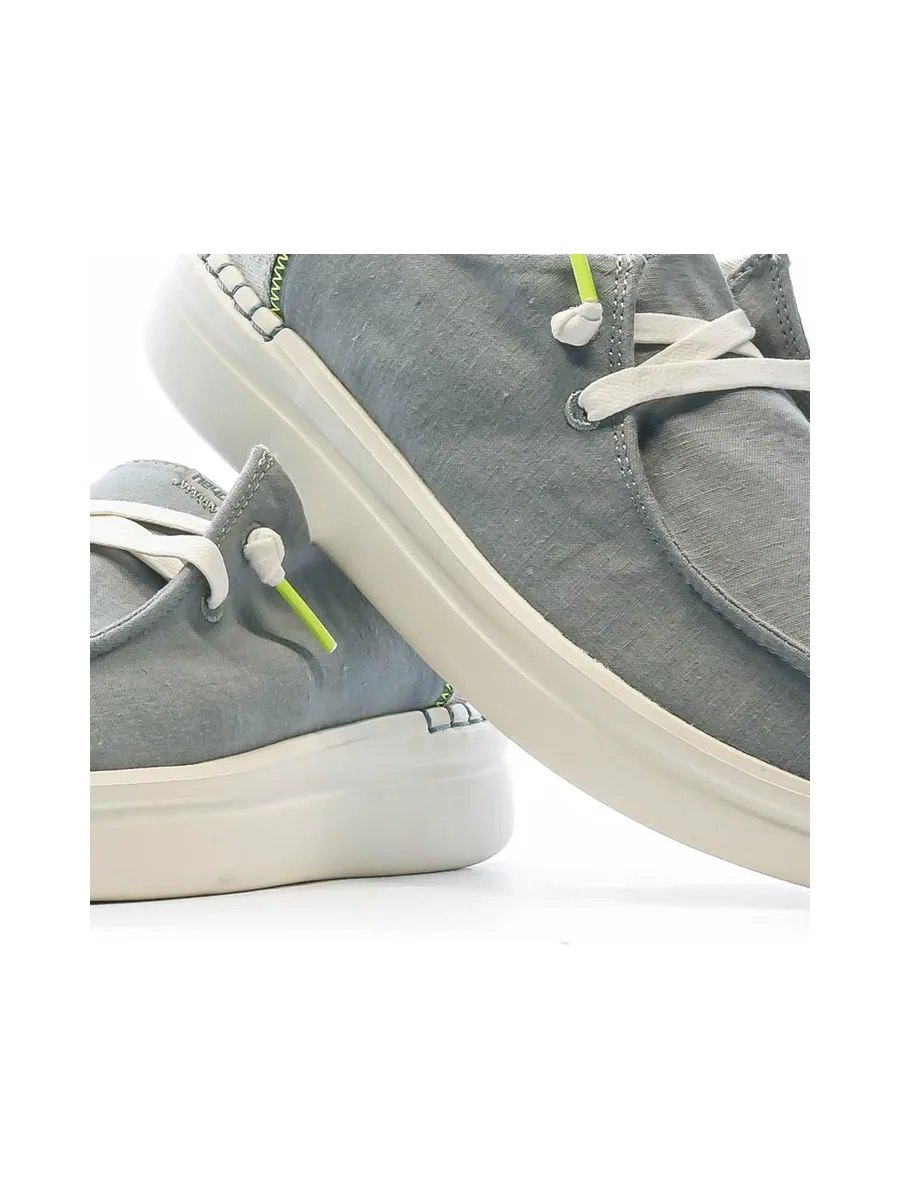Chaussures Gris/Bleu Femme Hey Dude Wendy Rise 8