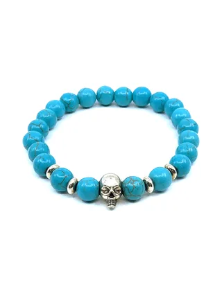 Bracelet Belleville turquoise - pierres naturelles 6
