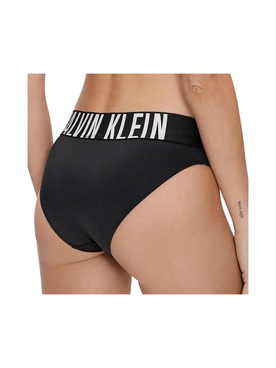 Culotte Noir/Blanc Femme Calvin Klein Jeans Bikini 3