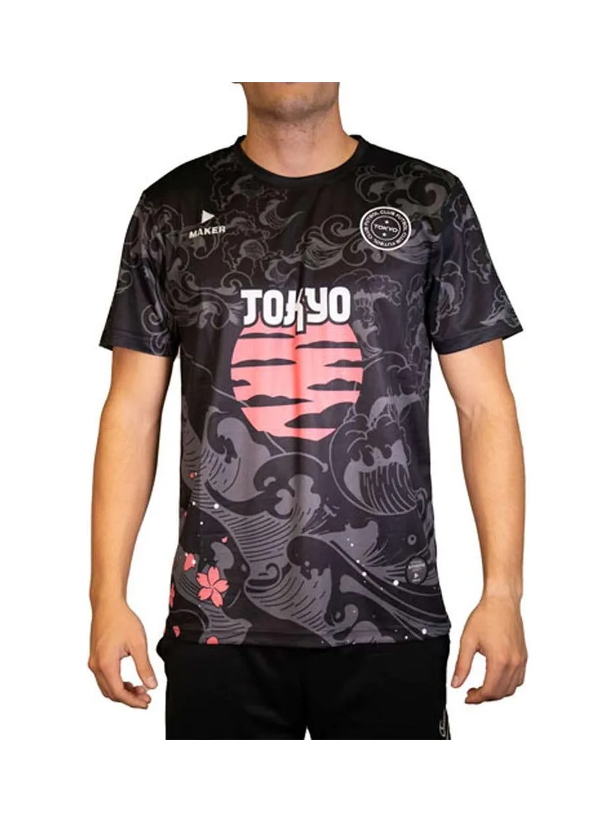 Maillot de Football Noir Sport Zone Tokyo 4009 2
