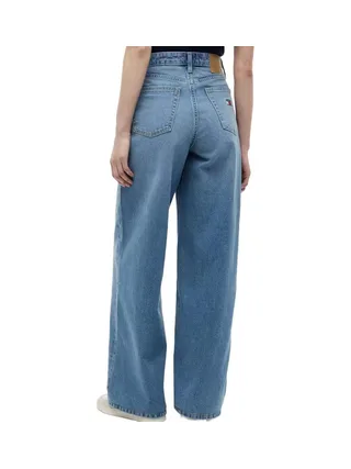 Jean Loose Bleu Femme Tommy Hilfiger Wid 2