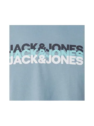 T-Shirt Bleu Garçon Jack & Jones Cyber 2