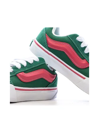 Baskets Verte/Rose Fille Vans Knu Skool 7