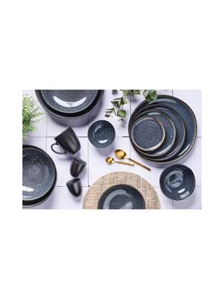 Assiette IRIS Ø16cm - 6 pièces - Bleu nuit 12