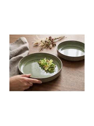 Assiette creuse Ø22,5cm - 6 pièces - collection REED - Forest 3