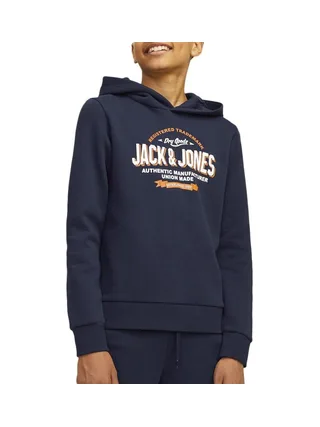 Sweat Marine Garçon Jack & Jones Logo 1