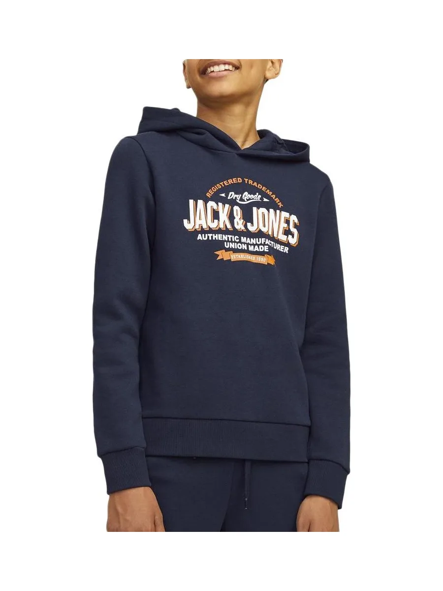 Sweat Marine Garçon Jack & Jones Logo 2