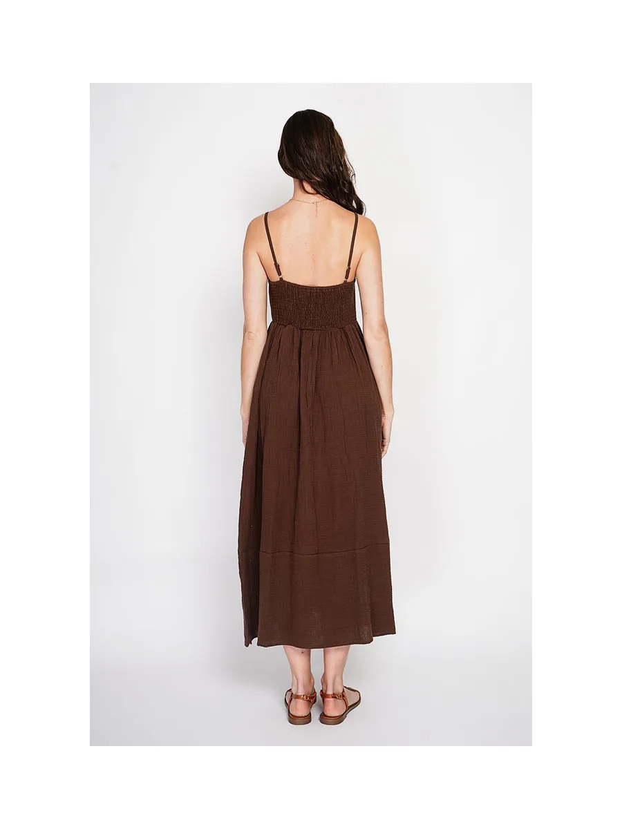 Robe Longue d'Été à Bretelles réglable 7