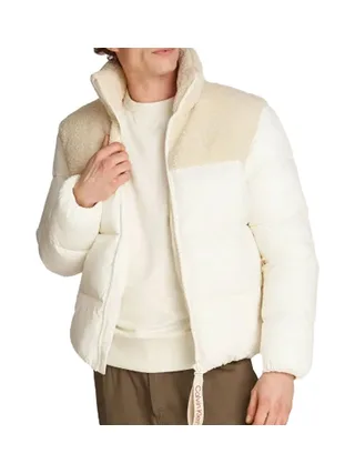 Doudoune Blanche Homme Calvin Klein Sherpa 1