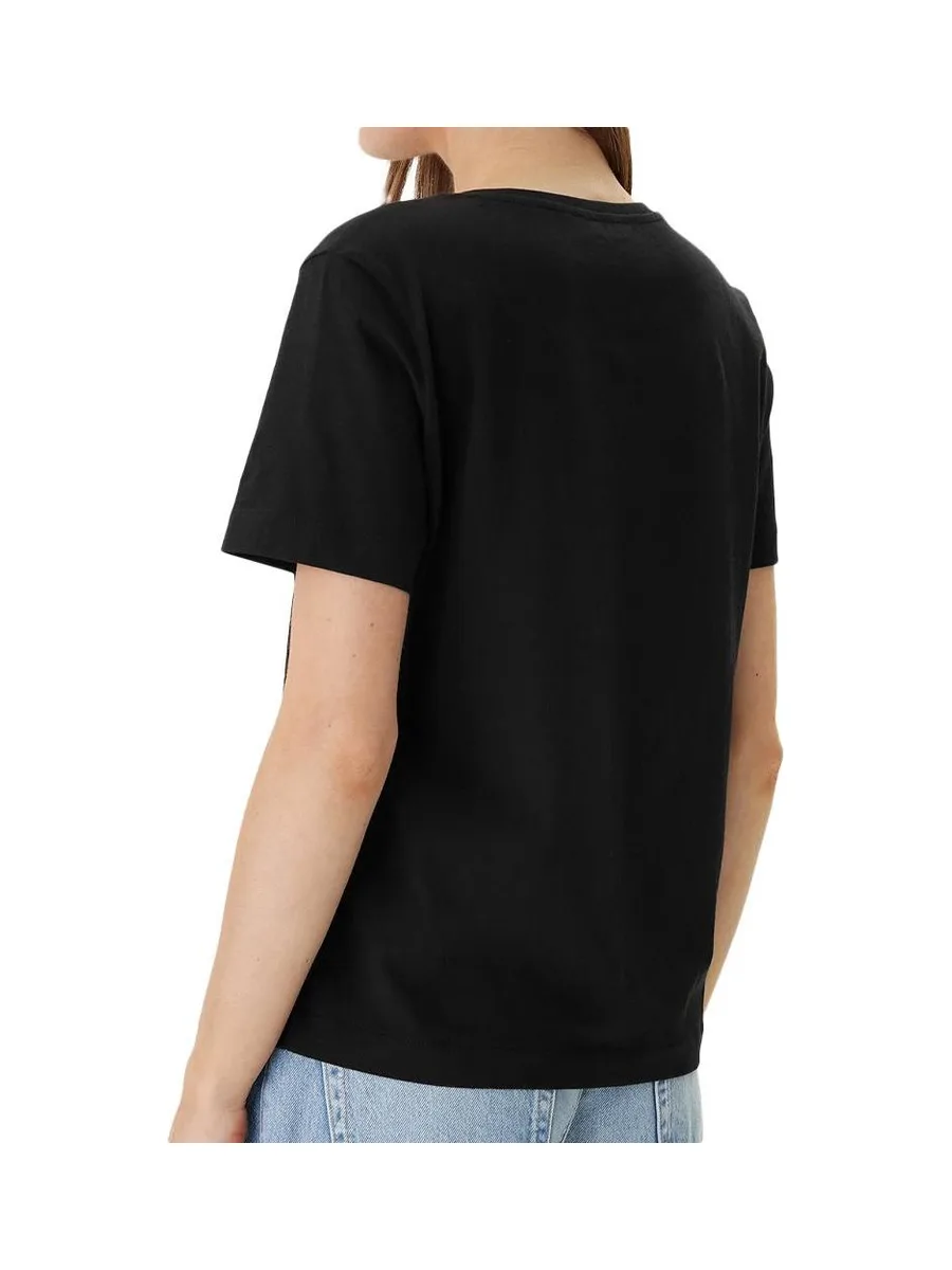 Lot de 2 T-shirts Noir/Bleu Femme Calvin Klein Jeans Monologo 4