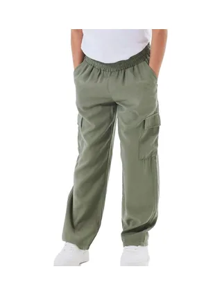 Pantalon fluide Kaki Fille Name it Bella 1