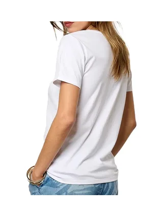 T-shirt Blanc Femme Kaporal ELOAE 2